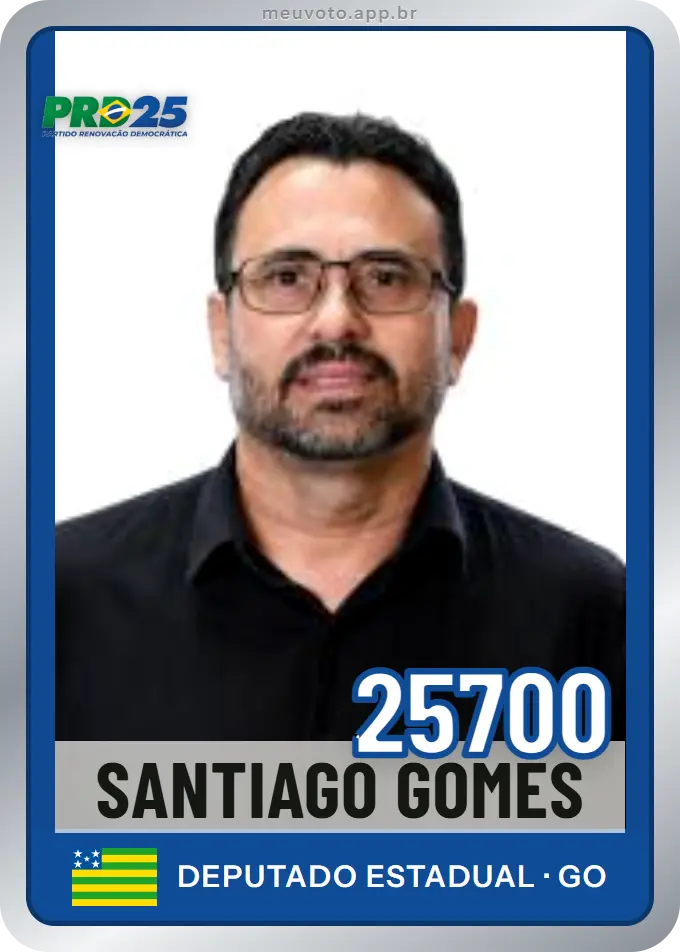 Carta de Santiago Gomes, número 25700, PRD