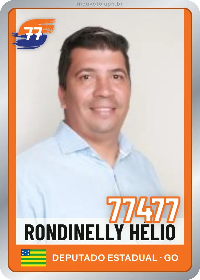 Carta de Rondinelly Hélio, número 77477, Solidariedade