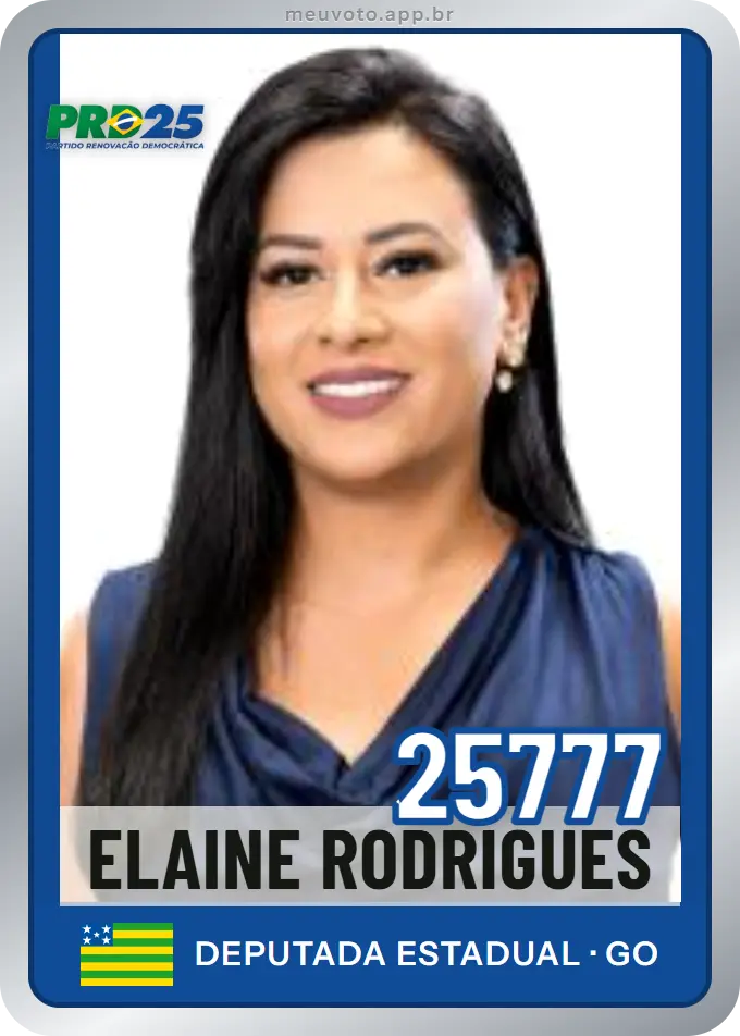 Carta de Elaine Rodrigues, número 25777, PRD