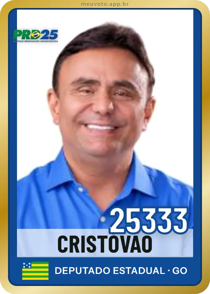 Carta de Cristóvão, número 25333, PRD