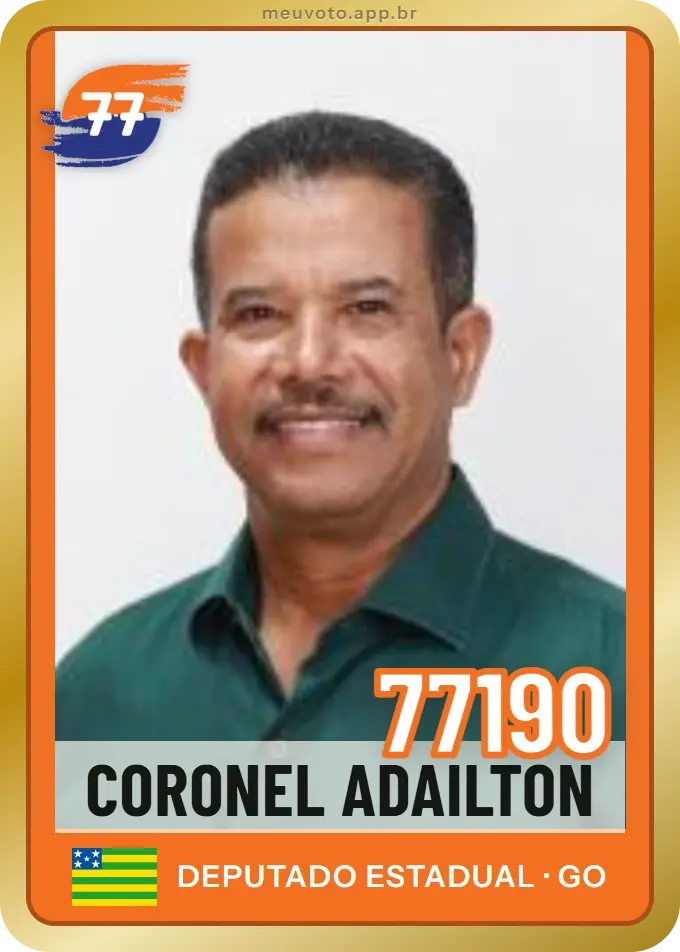 Carta de Coronel Adailton, número 77190, Solidariedade