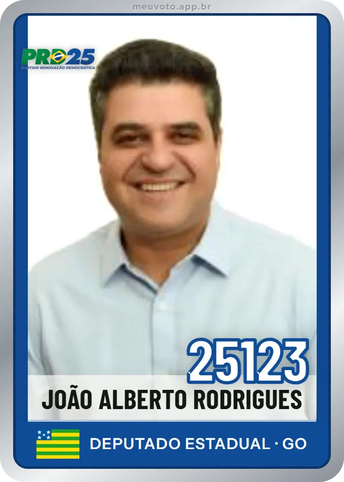 Carta de João Alberto Rodrigues, número 25123, PRD