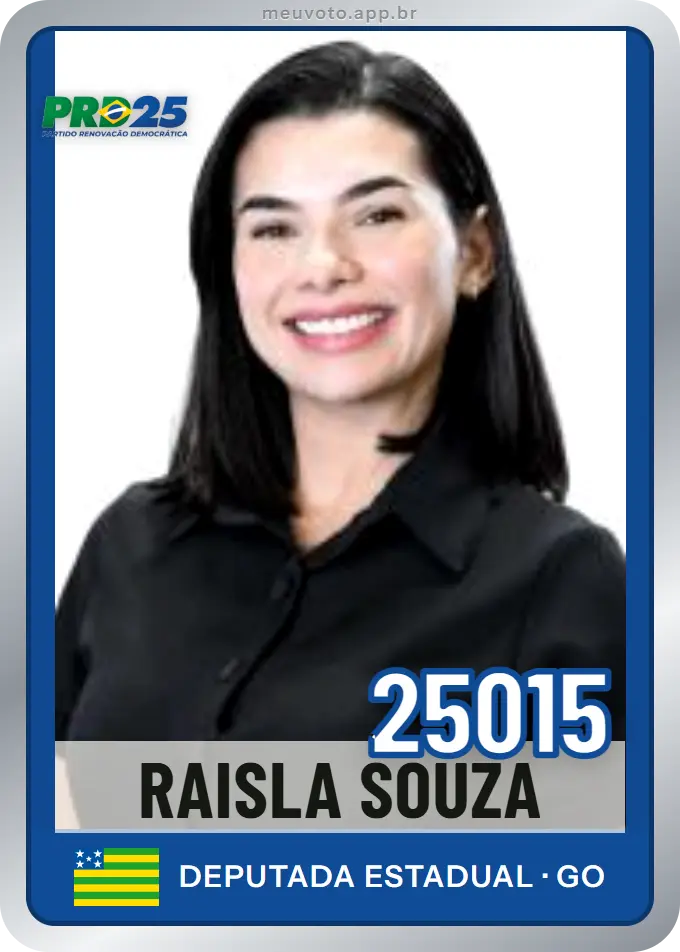 Carta de Raisla Souza, número 25015, PRD
