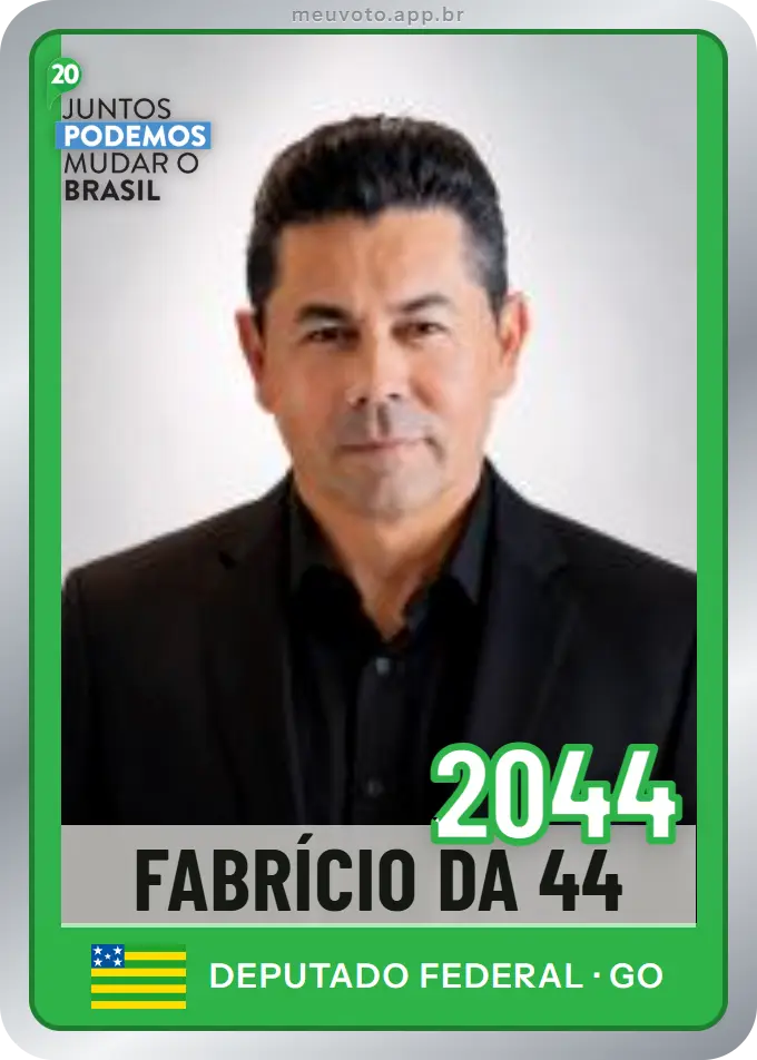 Carta de Fabrício da 44, número 2044, Podemos