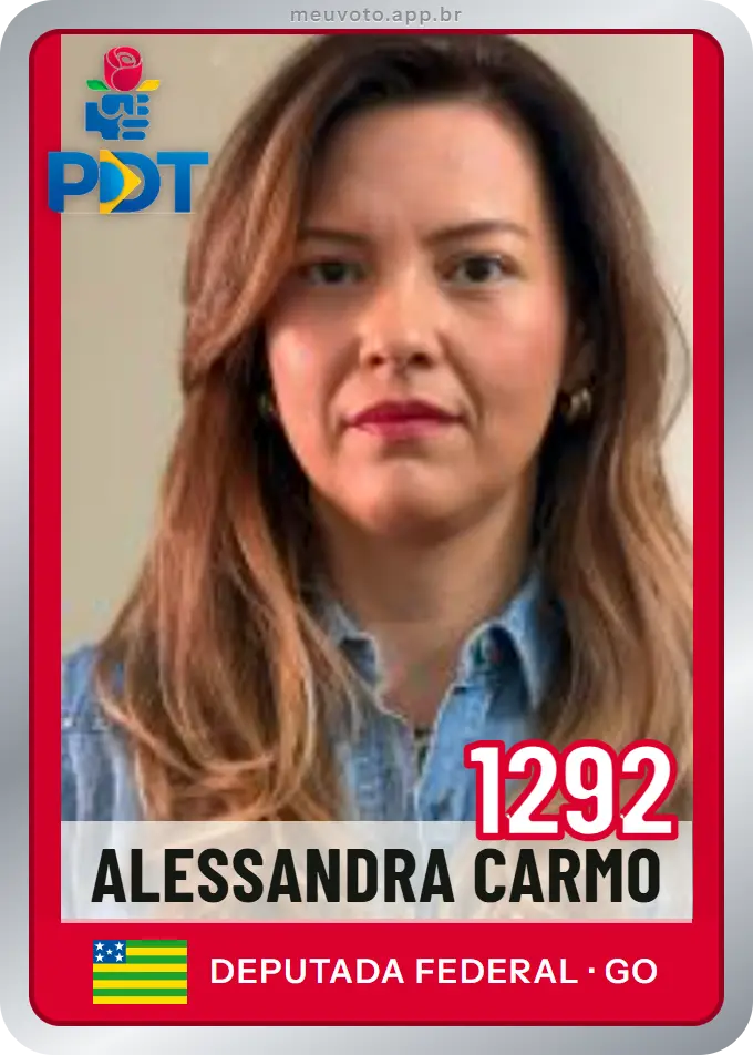 Carta de Alessandra Carmo, número 1292, PDT