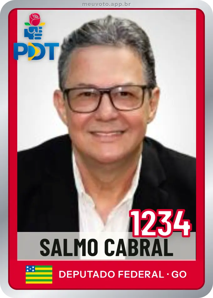 Carta de Salmo Cabral, número 1234, PDT