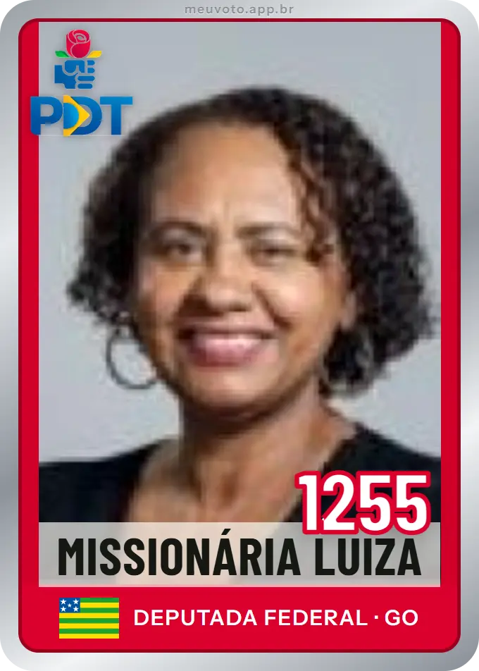 Carta de Missionária Luiza, número 1255, PDT