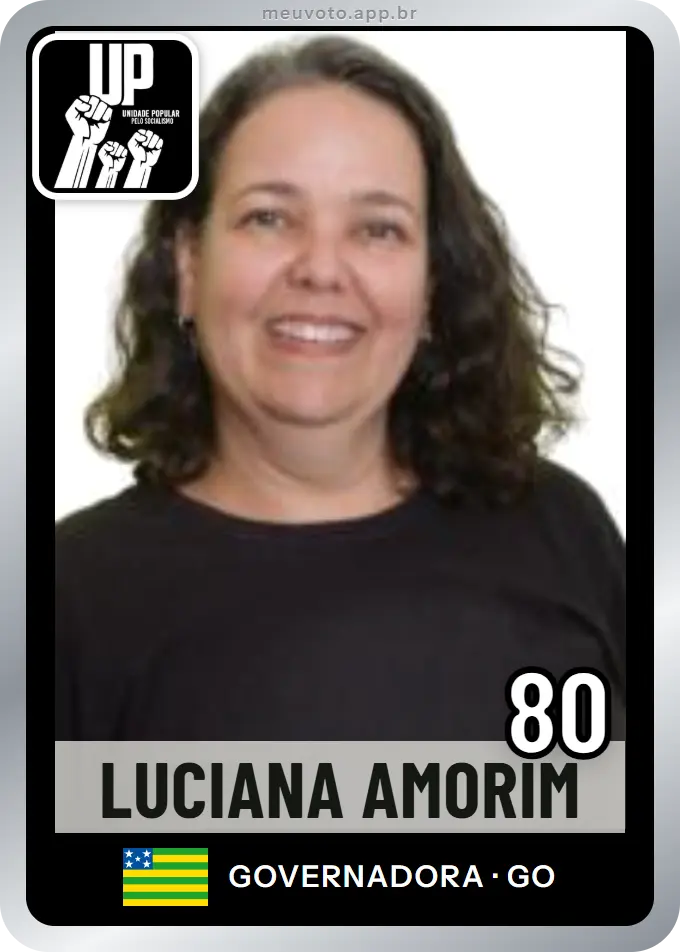 Carta de Luciana Amorim, número 80, UP