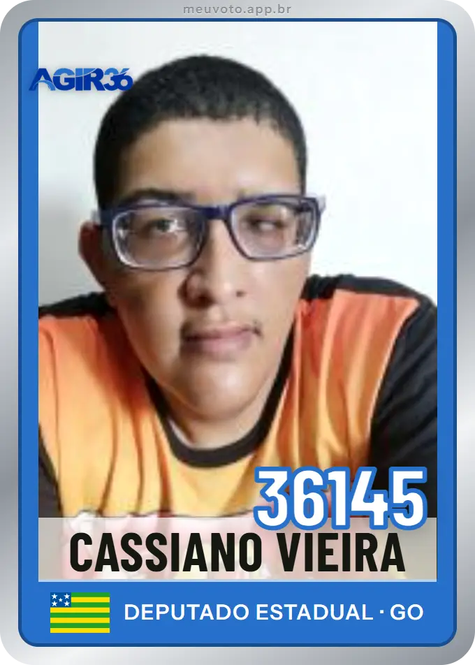 Carta de Cassiano Vieira, número 36145, Agir