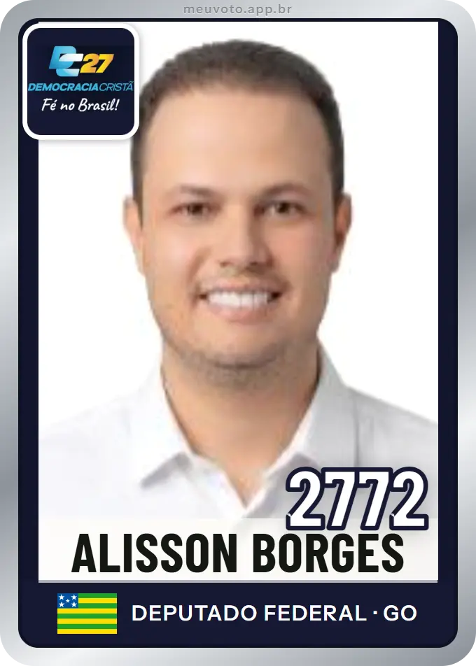 Carta de Alisson Borges, número 2772, DC