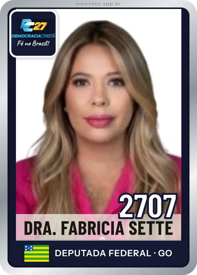 Carta de Dra. Fabricia Sette, número 2707, DC