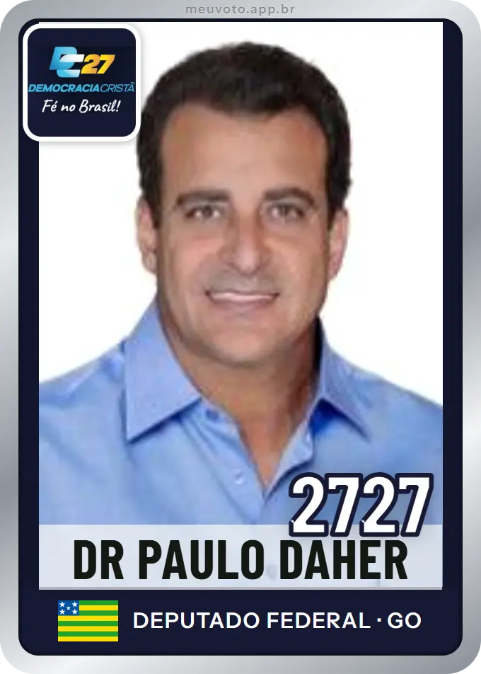Carta de Dr Paulo Daher, número 2727, DC