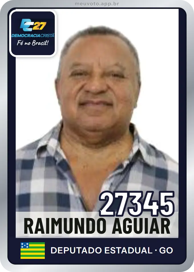 Carta de Raimundo Aguiar, número 27345, DC