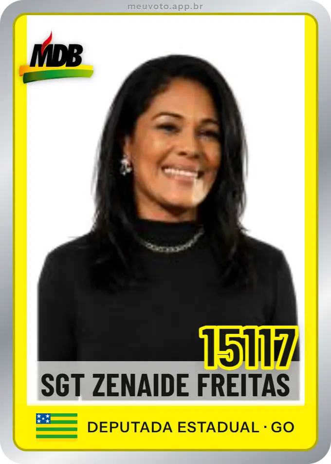 Carta de Sgt Zenaide Freitas, número 15117, MDB