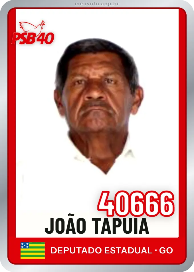 Carta de João Tapuia, número 40666, PSB