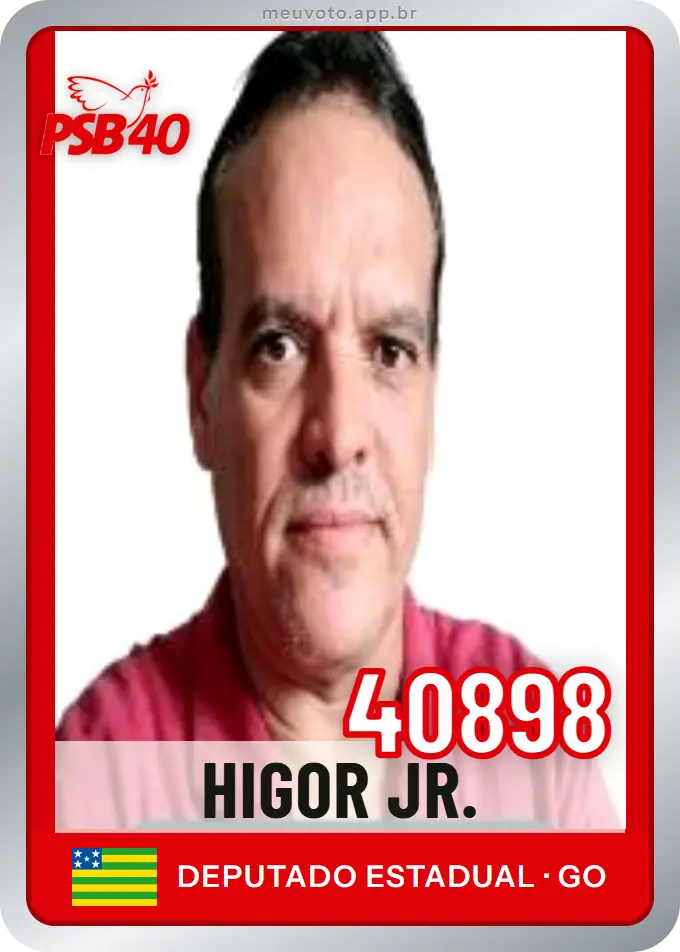 Carta de Higor Jr., número 40898, PSB