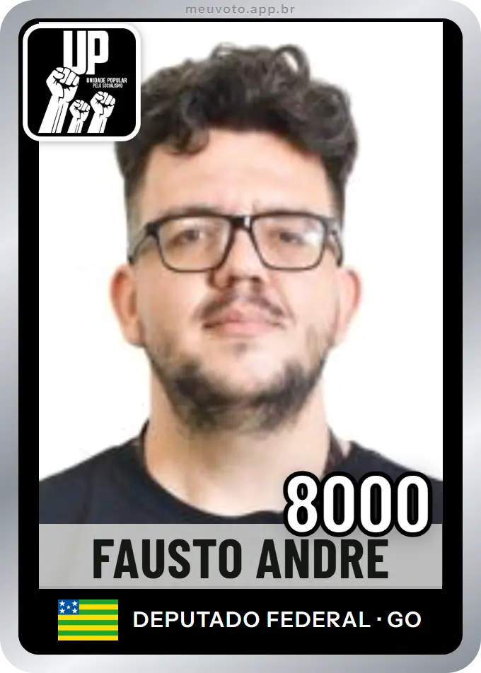Carta de Fausto André, número 8000, UP
