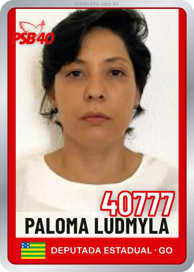 Carta de Paloma Ludmyla, número 40777, PSB