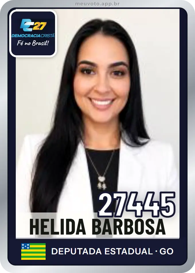 Carta de Helida Barbosa, número 27445, DC