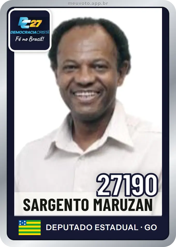 Carta de Sargento Maruzan, número 27190, DC