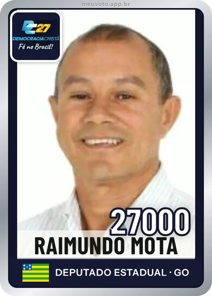 Carta de Raimundo Mota, número 27000, DC