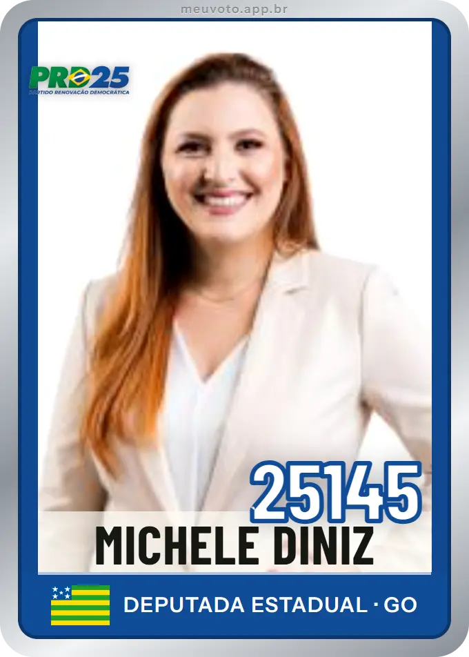 Carta de Michele Diniz, número 25145, PRD