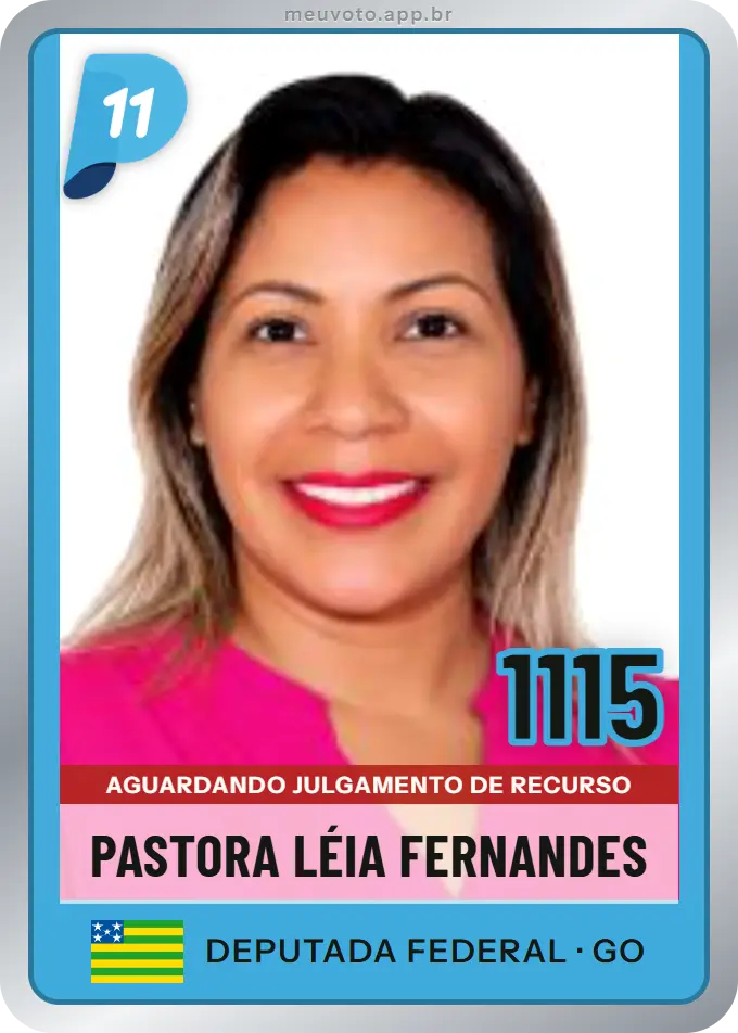 Carta de Pastora Léia Fernandes, número 1115, PP